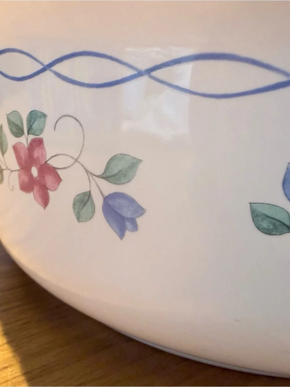 Vintage Pfaltzgraff Bonnie Brae 2 Qt Covered Stoneware Casserole Dish